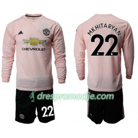 Manchester United Dres MKHITARYAN 22 Dječji Gostujući 2018/19 Dugim Rukavima